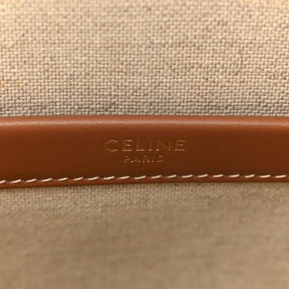 Celine Thais Triomphe All Over Small Cabas Beige Tan 6 of 11