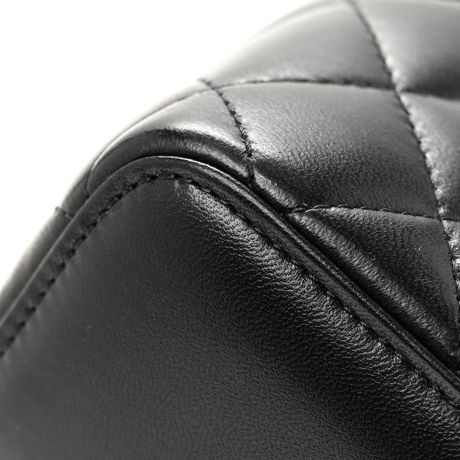 Chanel Lambskin Quilted Mini Pearl Crush Vanity Case With Chain Black 13 of 13