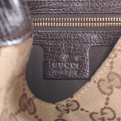 Gucci Monogram Hasler Shoulder Bag Ebony 6 of 7