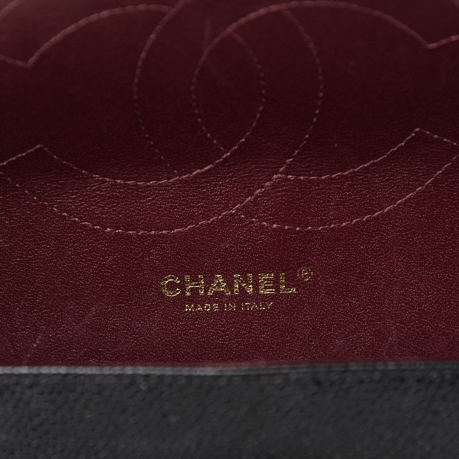 Chanel Caviar Quilted Jumbo Double Flap Black 13 of 15