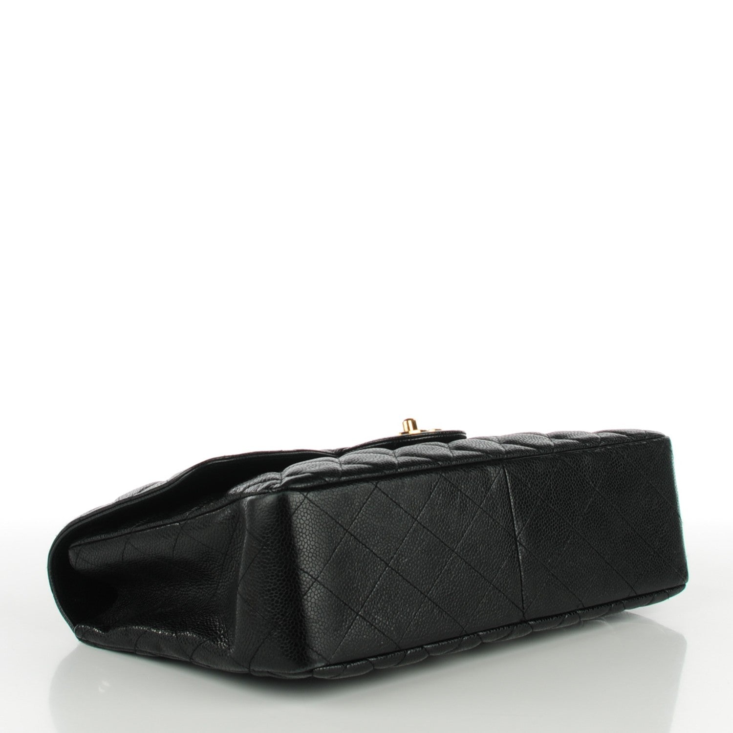 Chanel Caviar Quilted Jumbo Single Flap Black 4 of 8