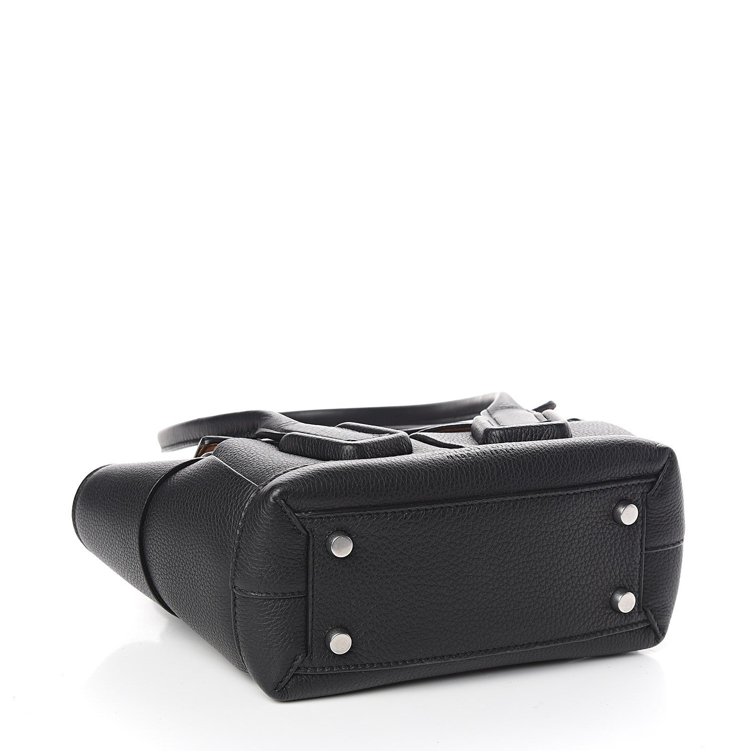 Bottega Veneta Grained Calfskin Mini Maxi Intrecciato Arco 33 Black 3 of 8
