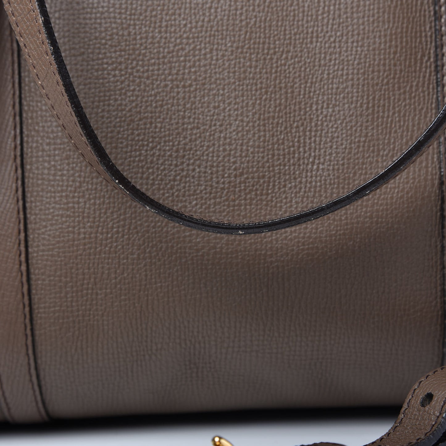 Grainy Calfskin House Check Mason Diaper Tote Tan