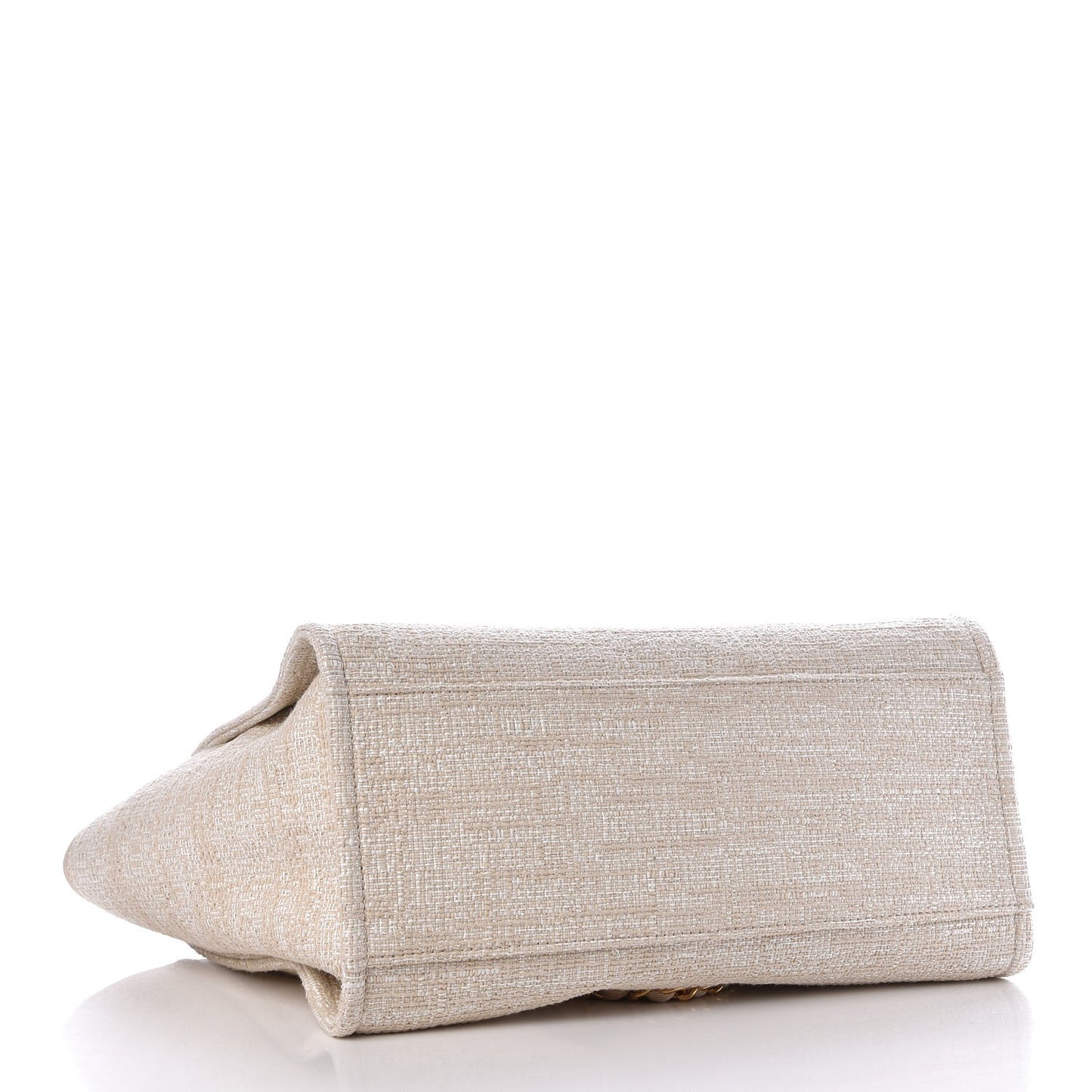 Canvas Large Deauville Tote Light Beige