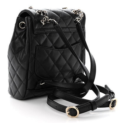 Chanel Caviar Quilted Mini Urban Spirit Backpack Black 3 of 9