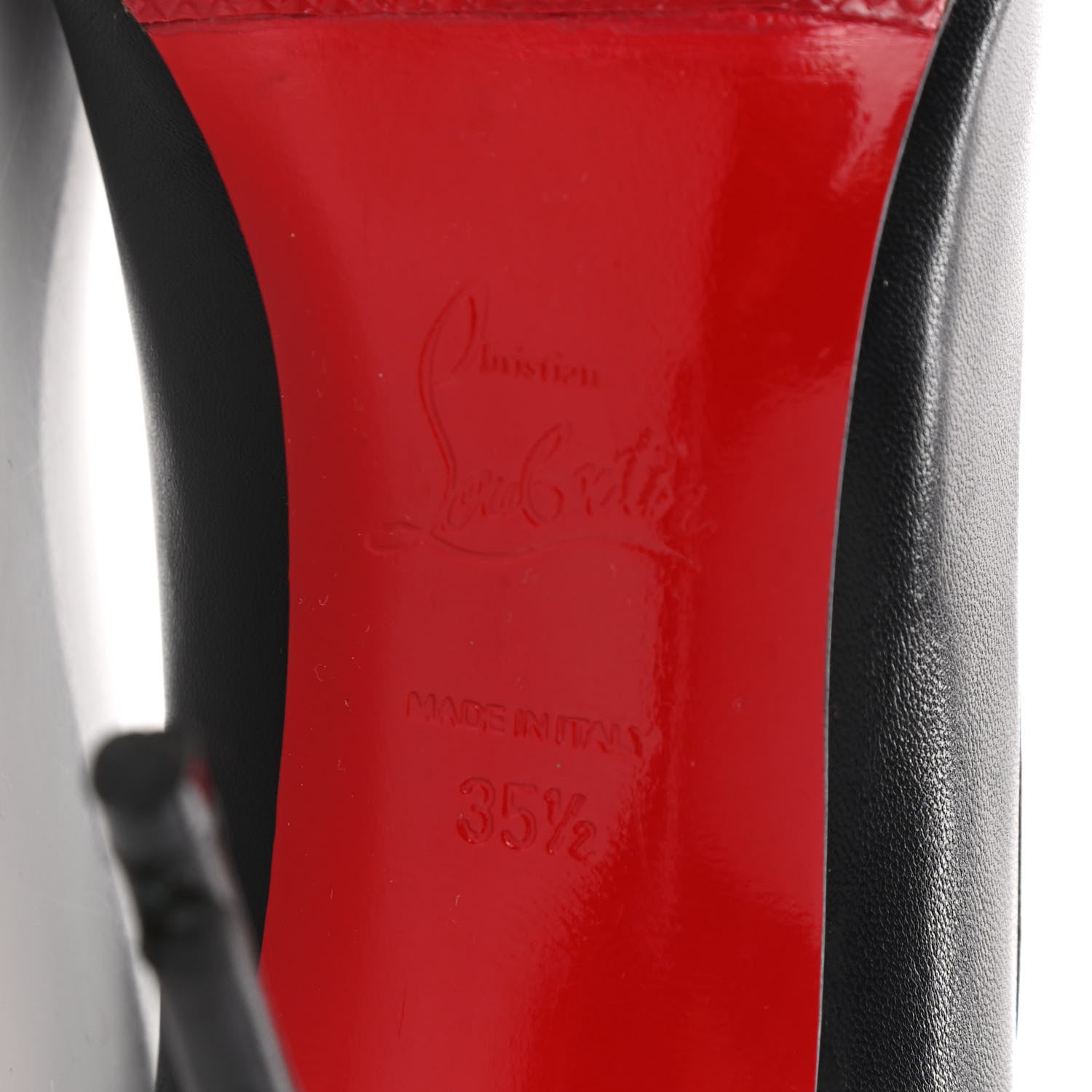 Christian Louboutin Kid Simple 100 Pumps 35.5 Black 6 of 14