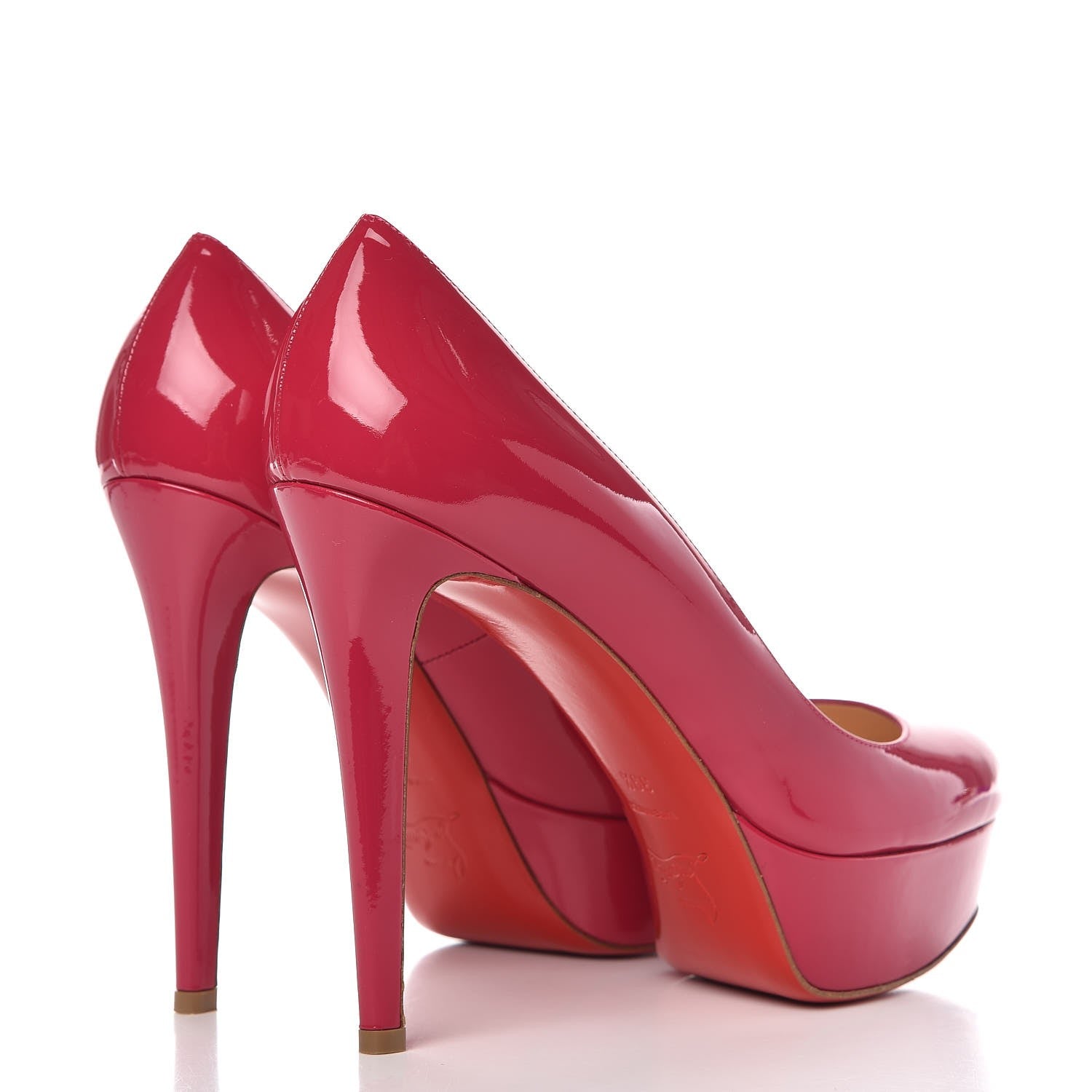 Christian Louboutin Patent Bianca 120 Pumps 39.5 Fuchsia 4 of 9