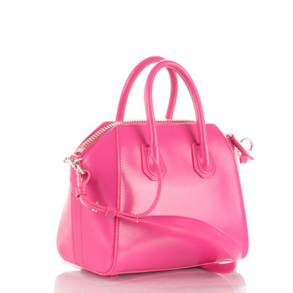 Givenchy Shiny Lord Calfskin Mini Antigona Shocking Pink 3 of 7