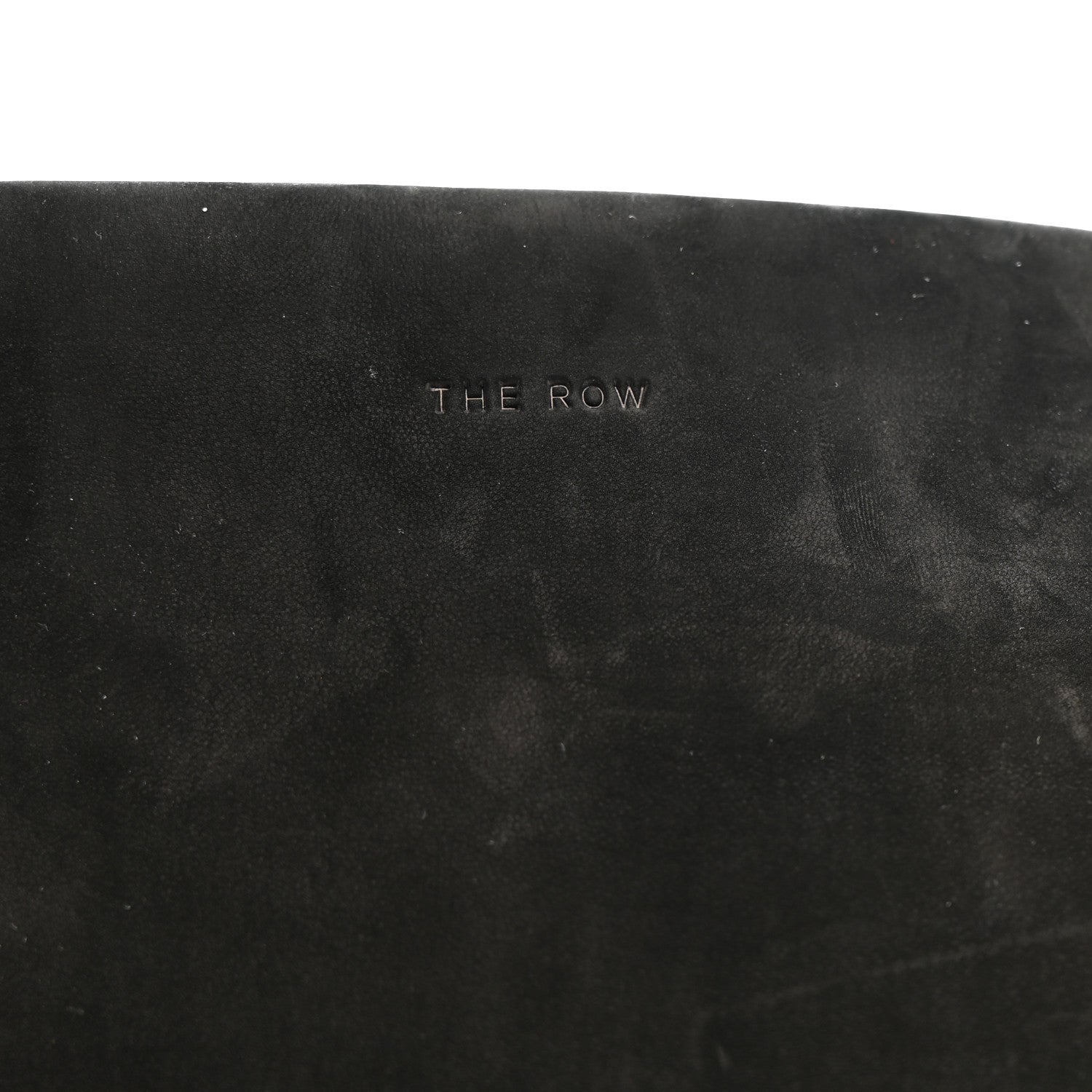 The Row Suede Calfskin Medium N/S Park Tote Black 6 of 9