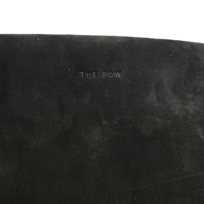 The Row Suede Calfskin Medium N/S Park Tote Black 6 of 9