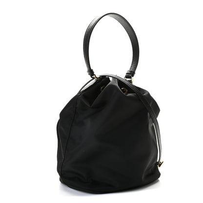 Prada Re-Nylon Duet Drawstring Shoulder Bag Black 3 of 7