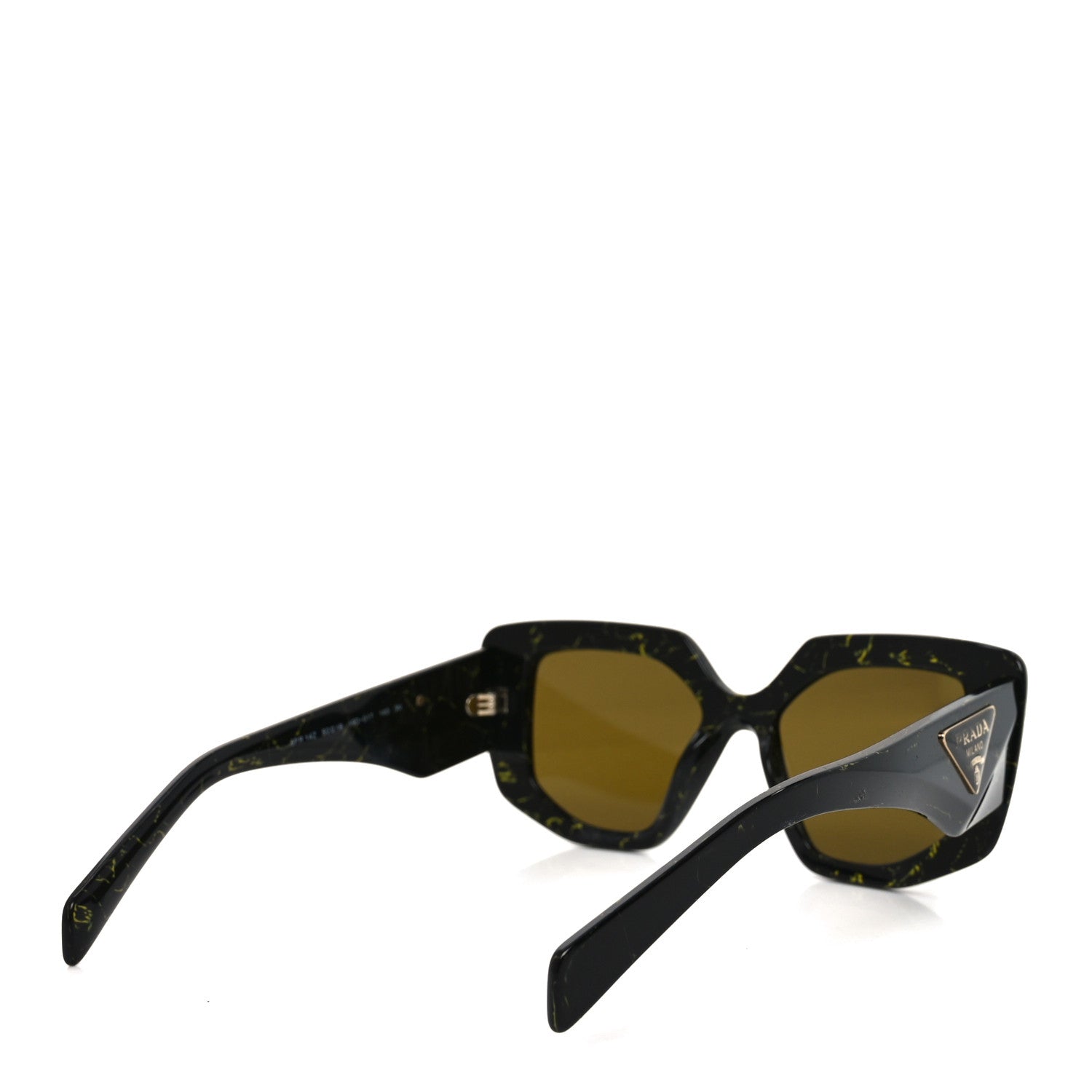 PRADA 非売品　オルゴール　ブラック✕ゴールド Prada Acetate Symbole Sunglasses SPR 14Z Black Marble 1835163