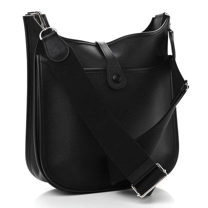 Hermes Epsom Evelyne III PM Black 3 of 10