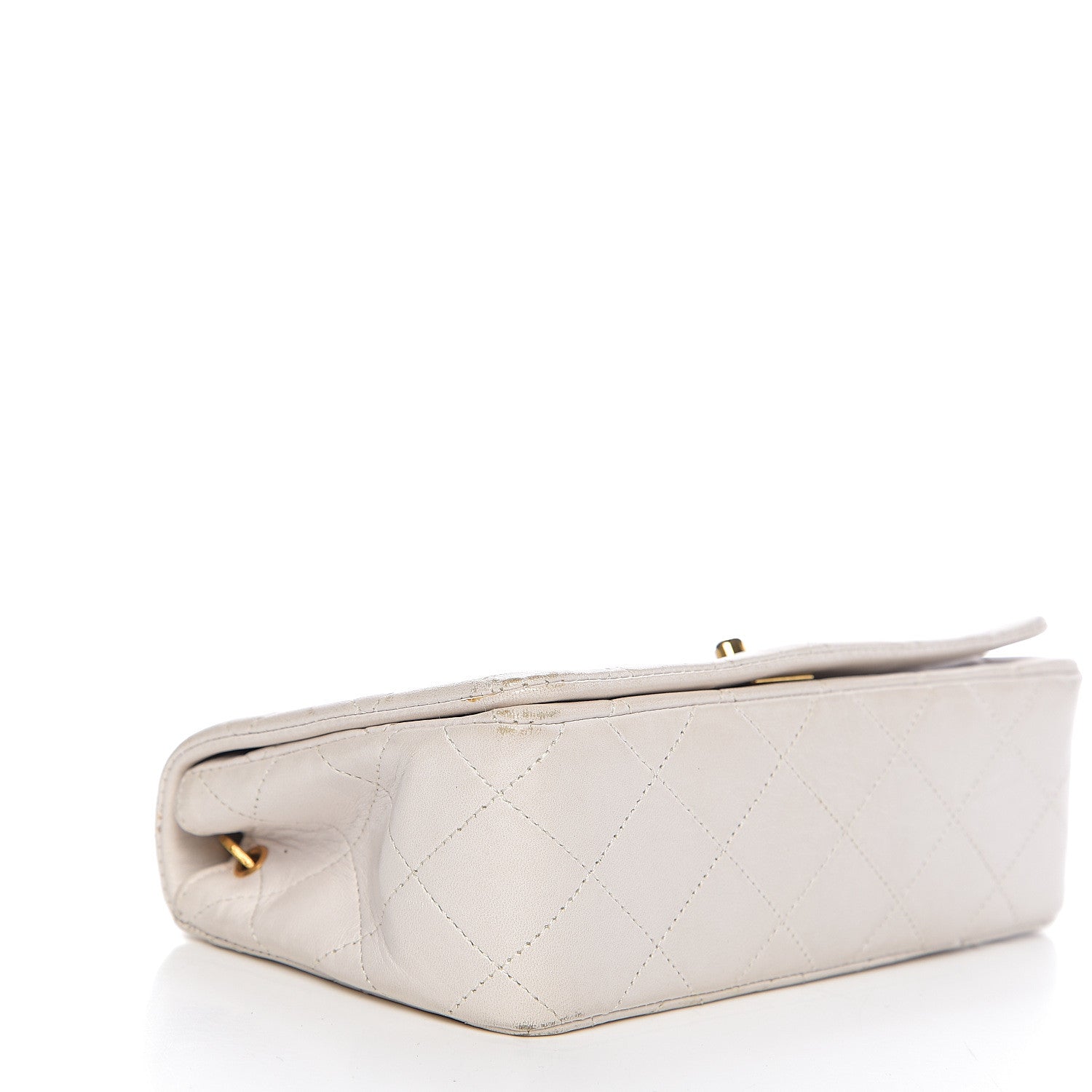 Chanel Lambskin Quilted Mini Flap White 3 of 13