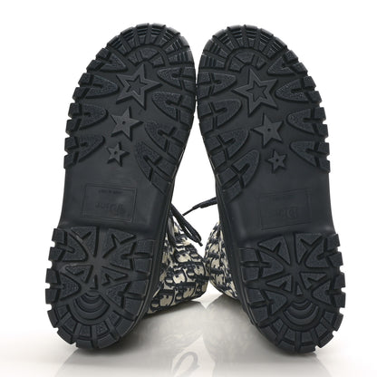 Christian Dior Oblique Nylon D-Venture Boots 39 Deep Blue 5 of 7