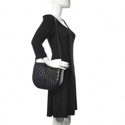 Saint Laurent Calfskin Quilted Y Joan Satchel Black 2 of 10