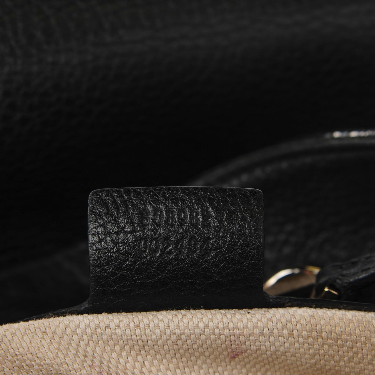 Pebbled Calfskin Medium Soho Chain Shoulder Bag Black