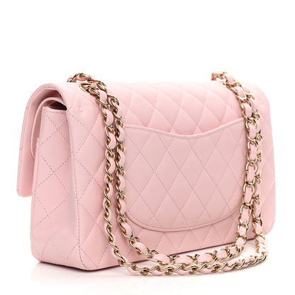 Chanel Caviar Quilted Medium Double Flap Light Pink 3 of 9