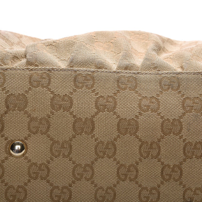 Gucci Monogram Large D Gold Hobo Gold 11 of 13