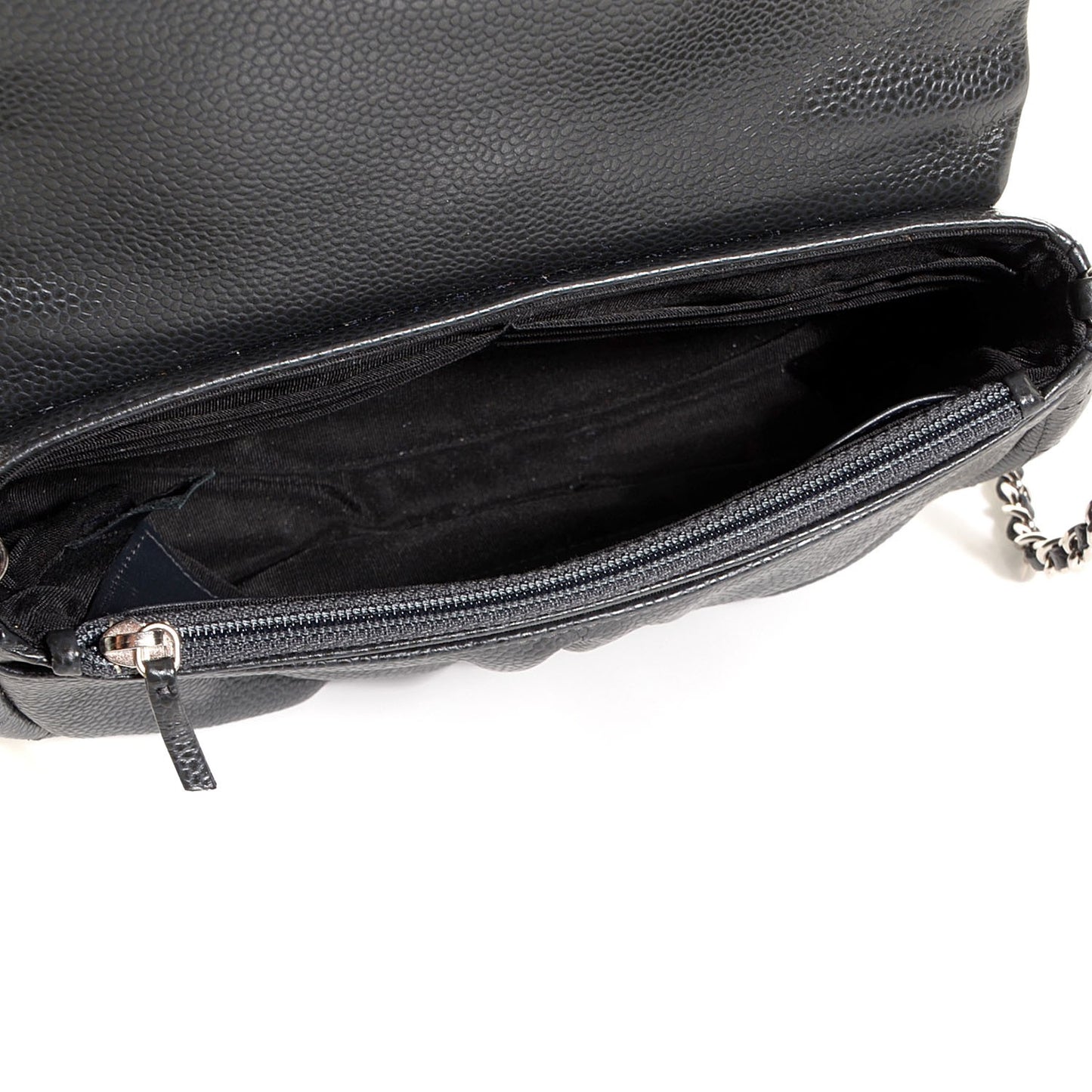 Caviar Half Moon Wallet On Chain WOC Black