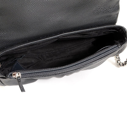 Chanel Caviar Half Moon Wallet On Chain WOC Black 5 of 7