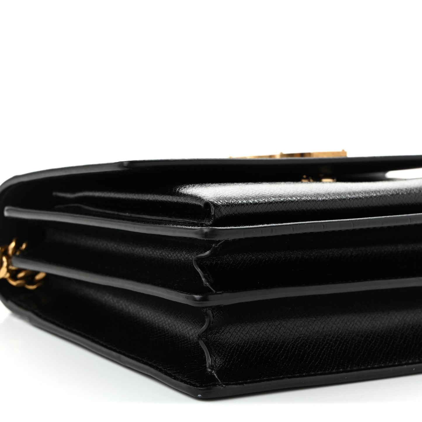 Coated Bark Calfskin Medium Monogram Sunset Black