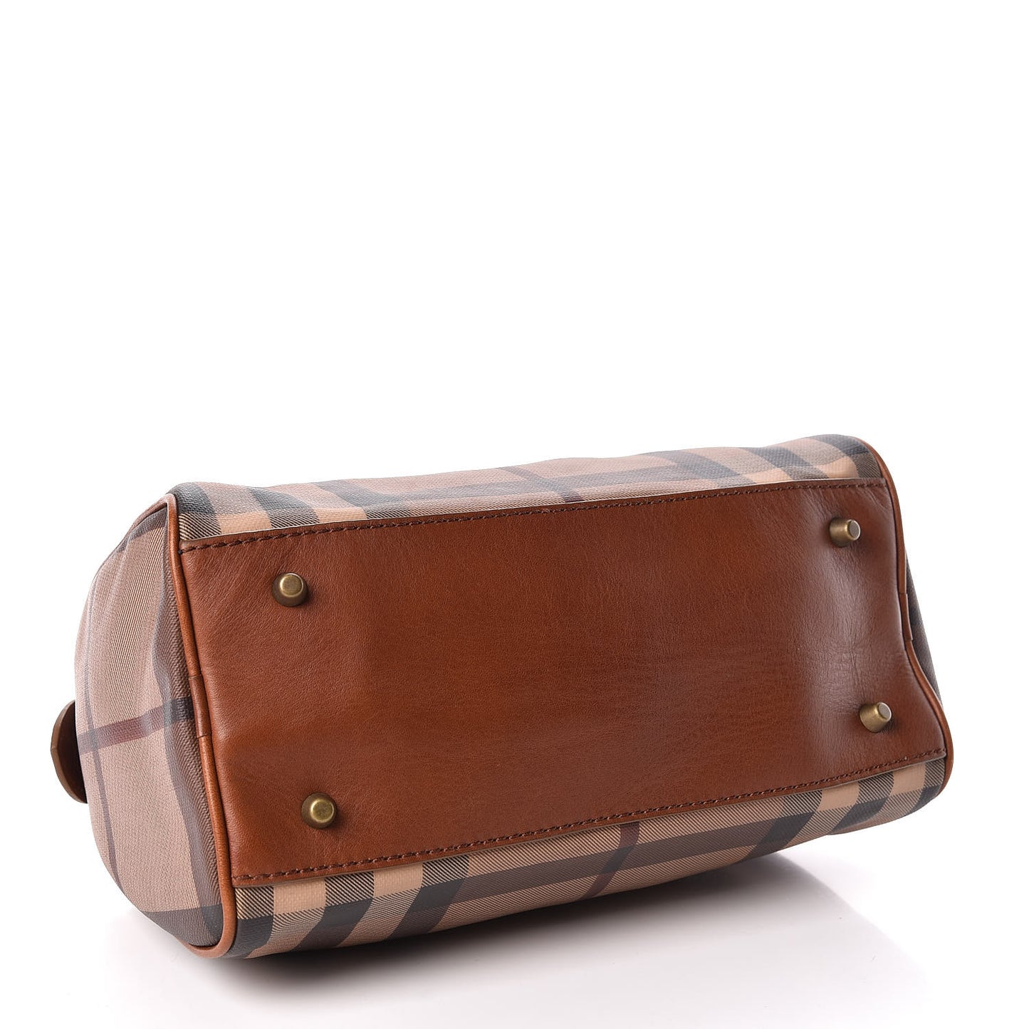 Smoked Check Small Chester Bowling Bag Brown