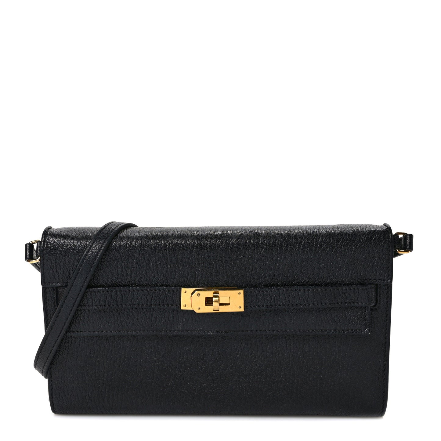 Chevre Mysore Kelly Wallet To Go Black