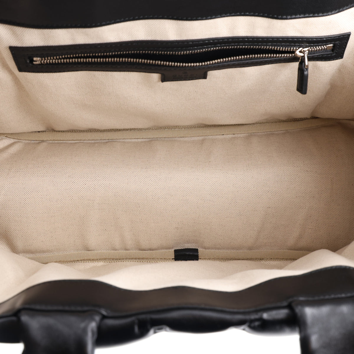 Calfskin GG Matelasse Large Tote Black