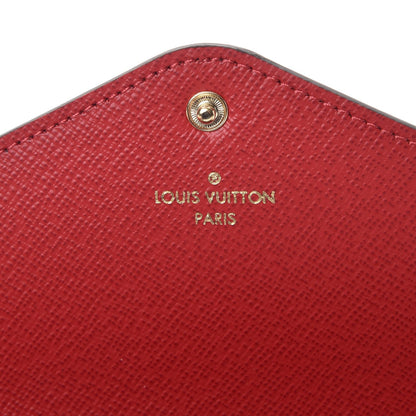 Louis Vuitton Damier Ebene Josephine Wallet Red 9 of 10