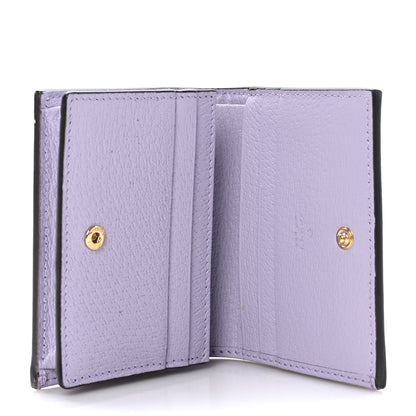 Gucci Monogram Jumbo GG Textured Dollar Calfskin Ophidia Card Case Beige Lapis 5 of 8