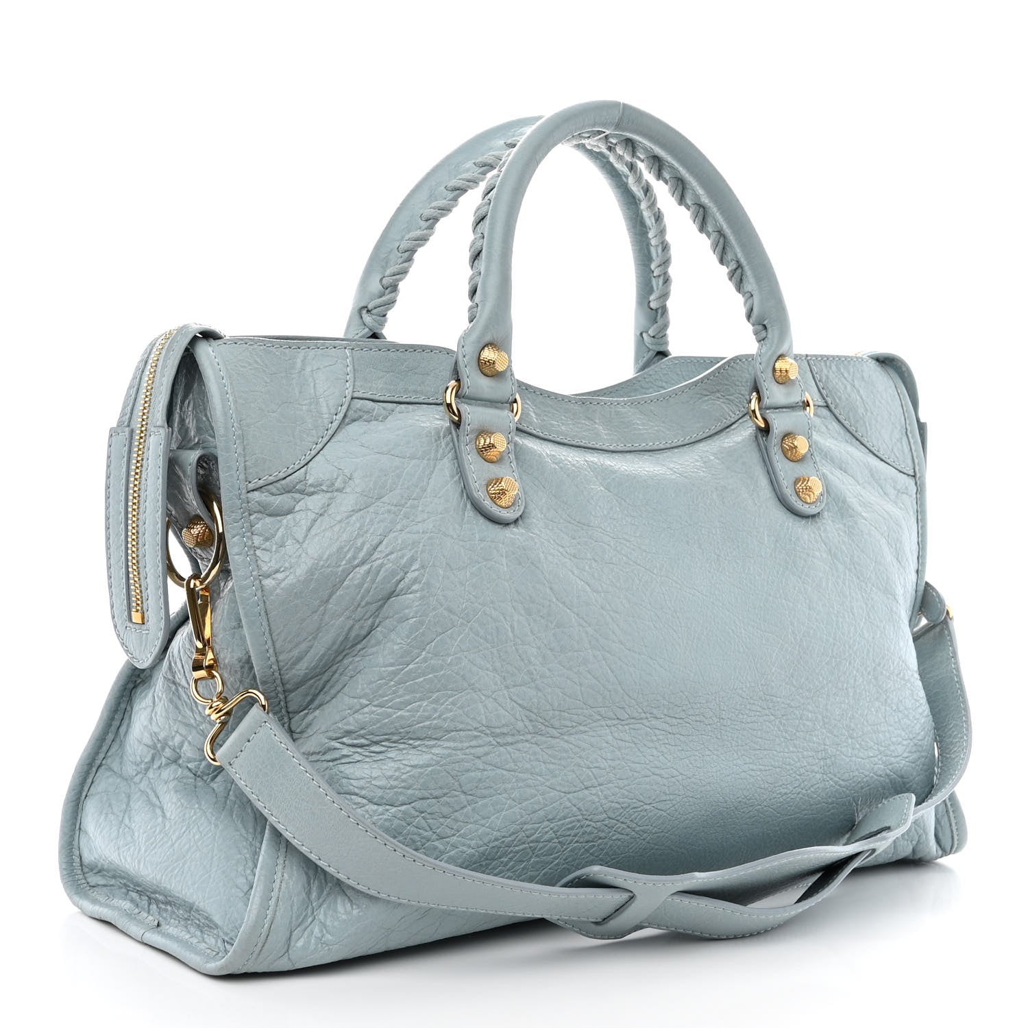 Balenciaga Agneau Giant 12 Gold Hardware City Bleu Opaline 4 of 16