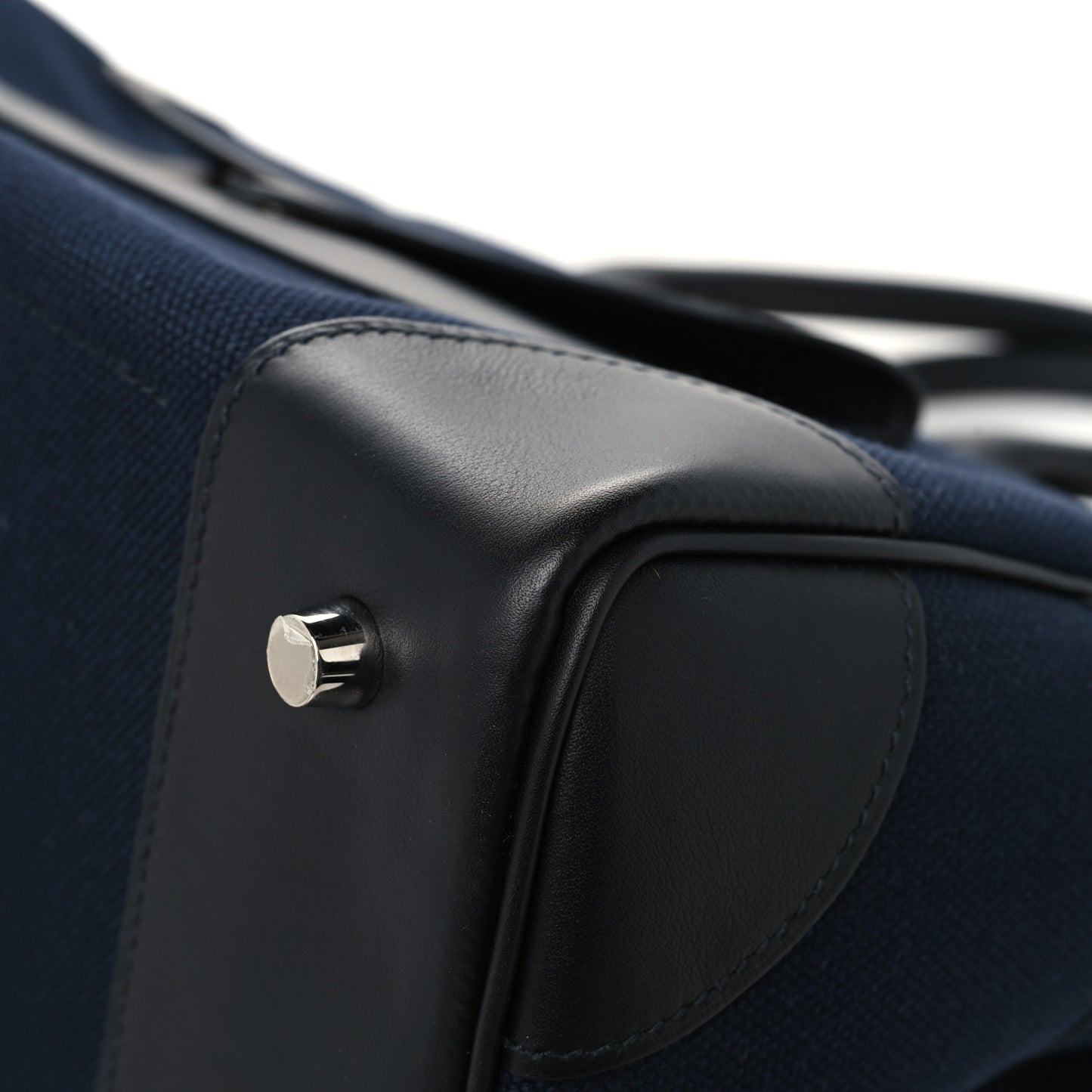 Goeland Toile Swift Cargo Birkin 35 Bleu Marine
