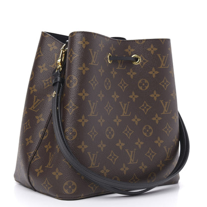 Louis Vuitton Monogram Neonoe MM Black 3 of 9