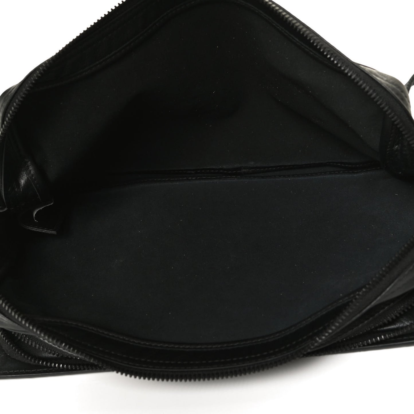 Nappa Intrecciato Belt Bag Black