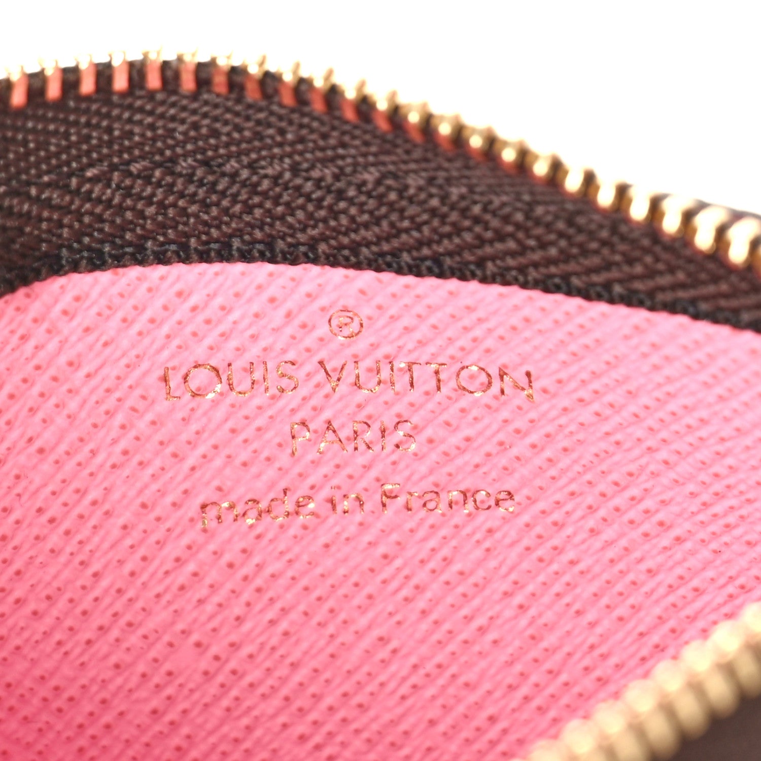 Louis Vuitton Monogram 2022 Christmas Animation Paris Key Pouch Pink 5 of 8