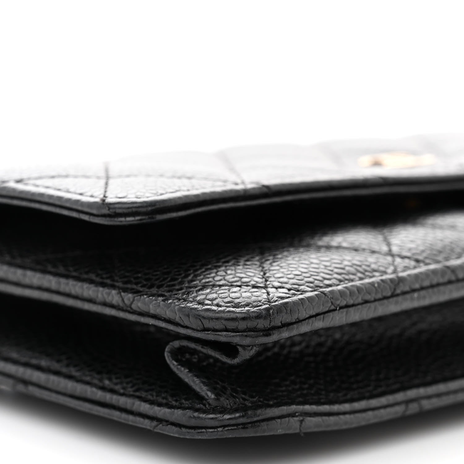 Chanel Caviar Quilted Wallet on Chain WOC Black 10 of 12