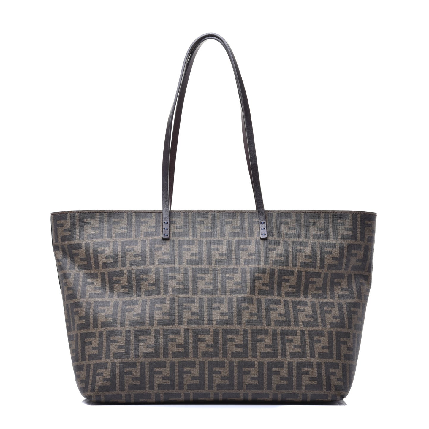 Zucca Spalmati Medium Roll Tote Tobacco Blue