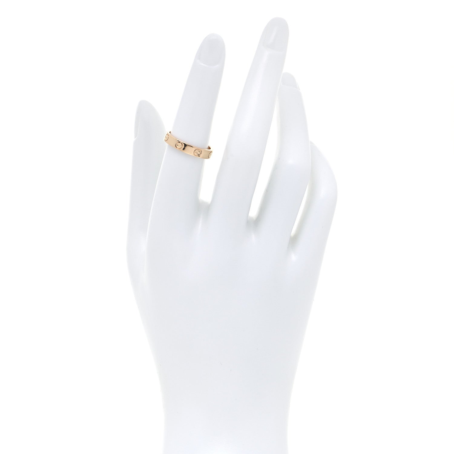 Cartier 18K Yellow Gold 3.5mm LOVE Wedding Band Ring 52 6 4 of 8