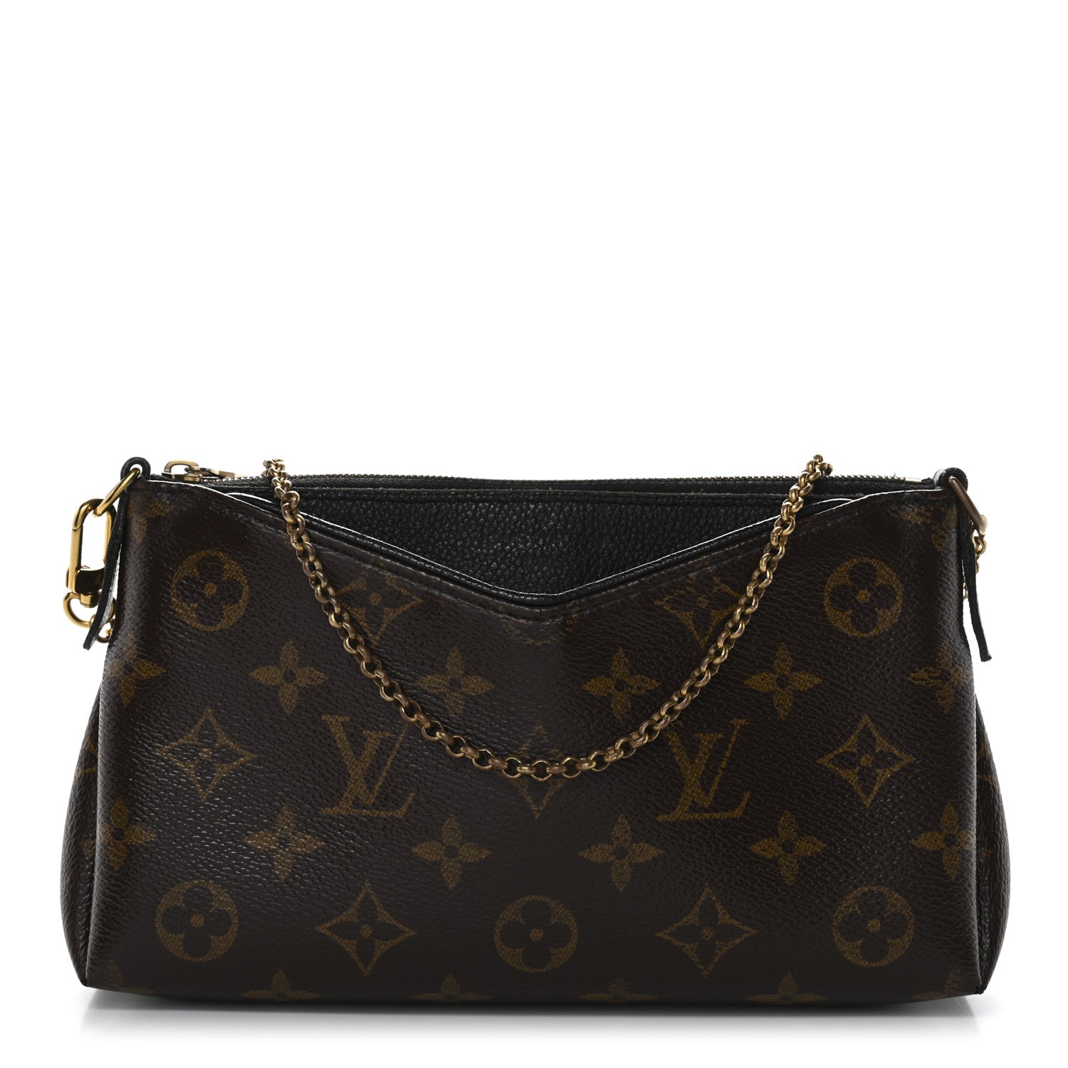 Louis Vuitton Monogram Pallas Clutch Black 1 of 12