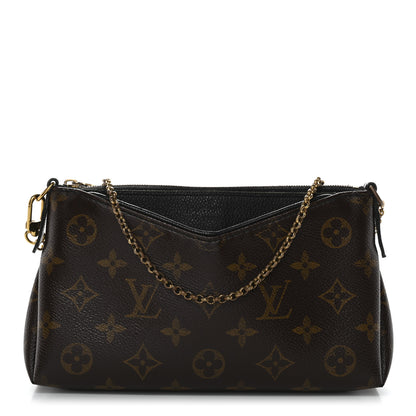 Louis Vuitton Monogram Pallas Clutch Black 1 of 12