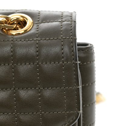 Celine Calfskin Quilted Medium C Bag Khaki 12 of 12