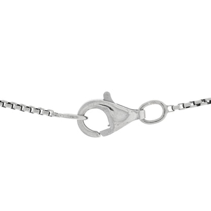 David Yurman Sterling Silver Diamond Prasiolite 9mm Petite Chatelaine Pendant Necklace 5 of 5