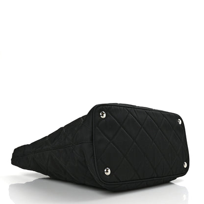 Prada Nylon Tessuto Impuntu Quilted Tote Black 3 of 7