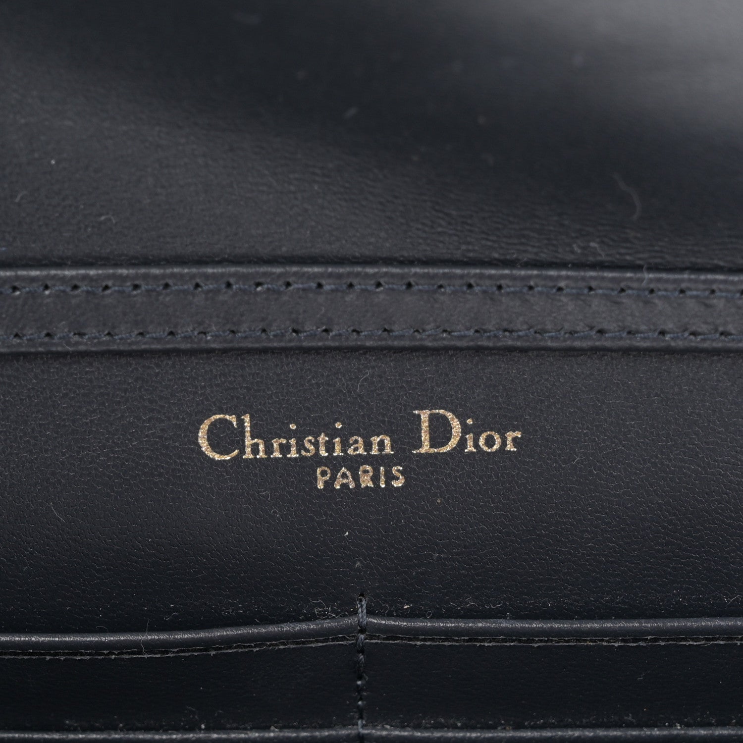 Christian Dior Patent Micro-Cannage Diorama Wallet on Chain Pouch White 6 of 9