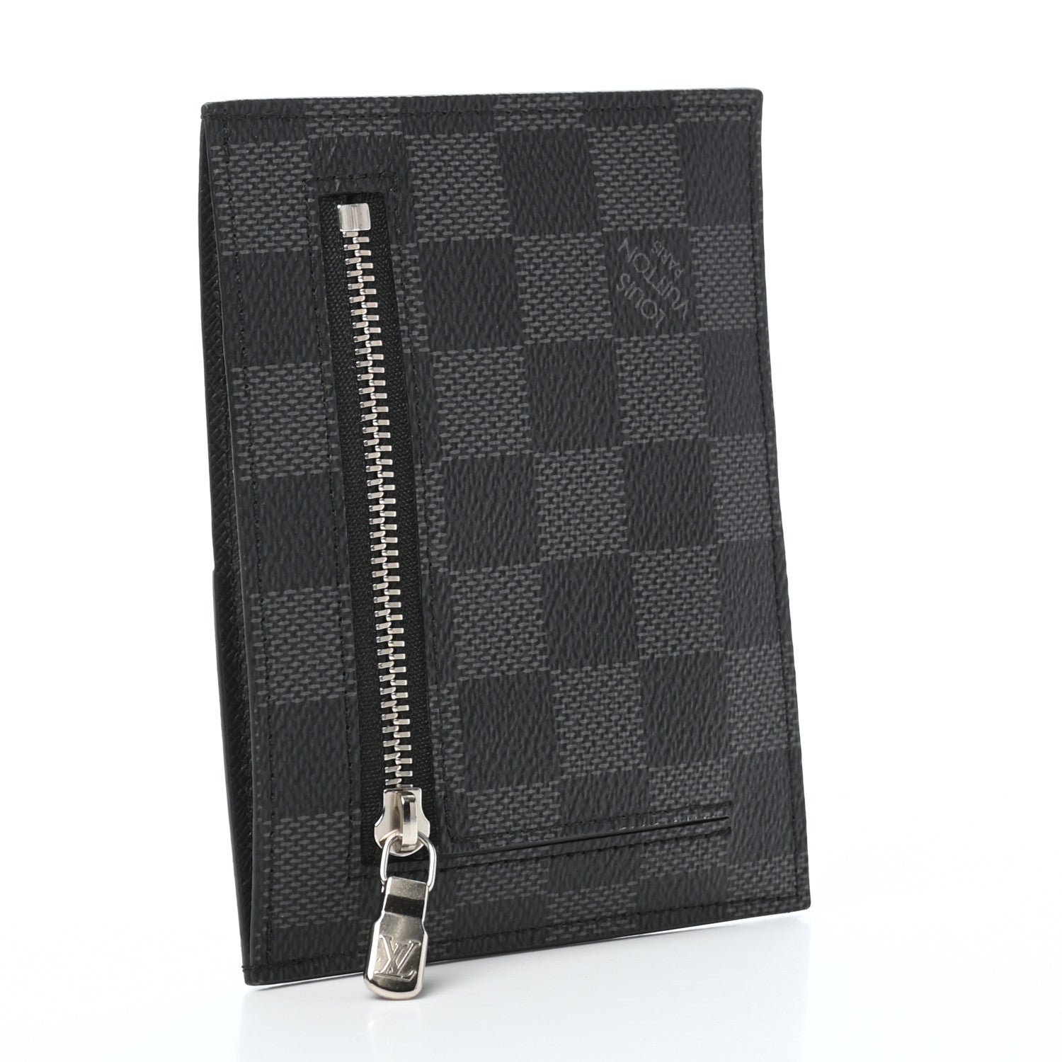 Louis Vuitton Damier Graphite Zipped ID Card Holder 3 of 8