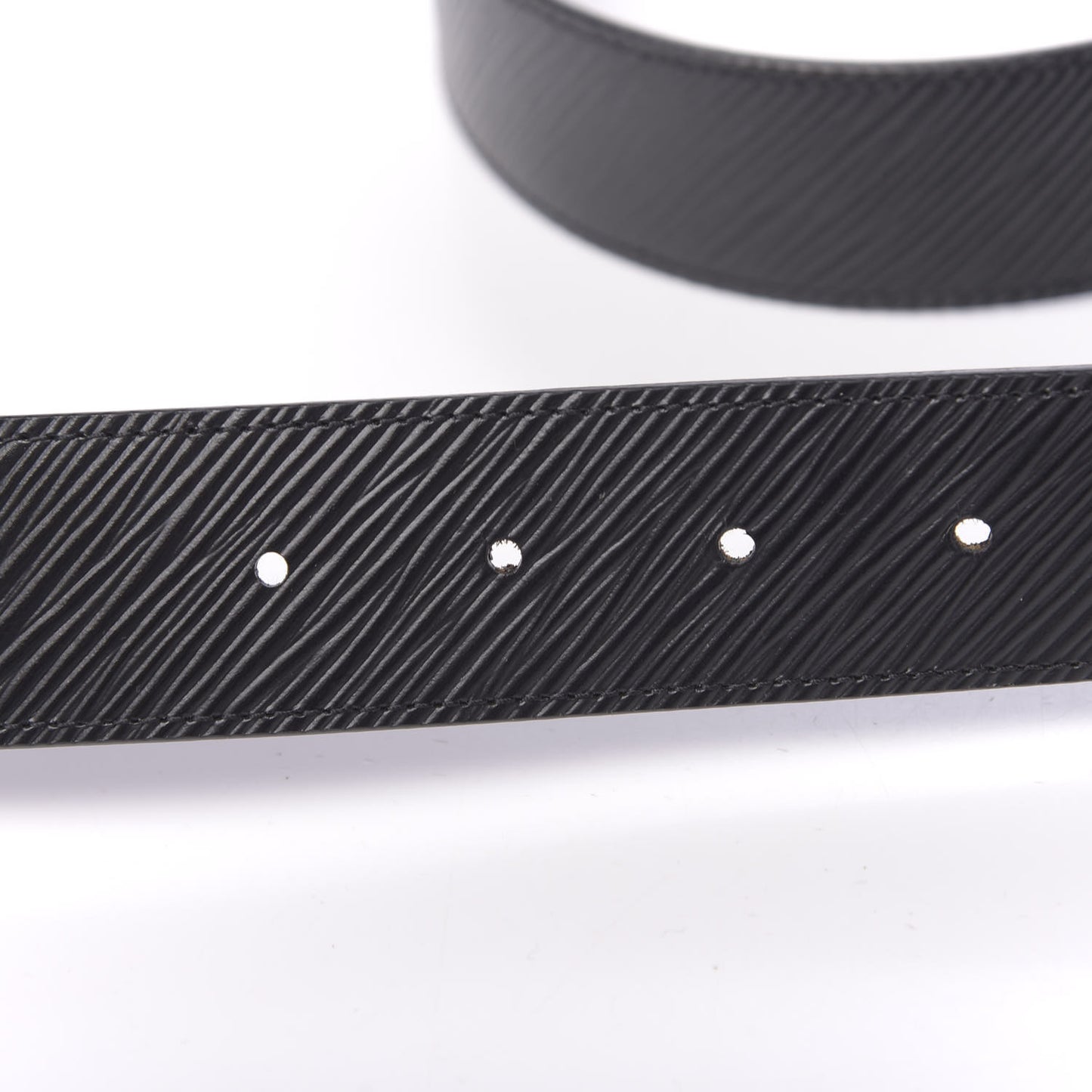 Monogram Epi 35mm LV Circle Reversible Belt 80 32 Black