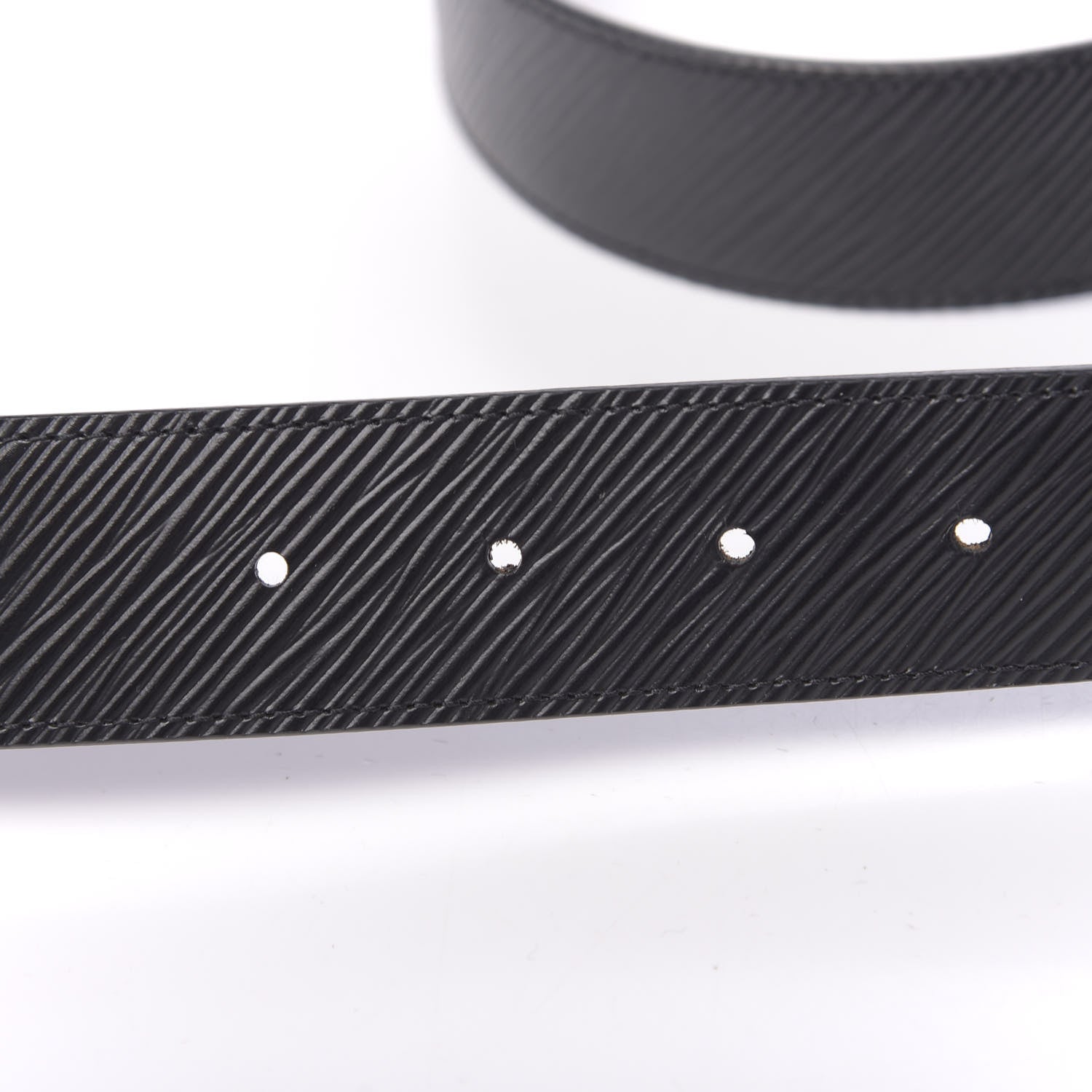 Louis Vuitton Monogram Epi 35mm LV Circle Reversible Belt 80 32 Black 4 of 5