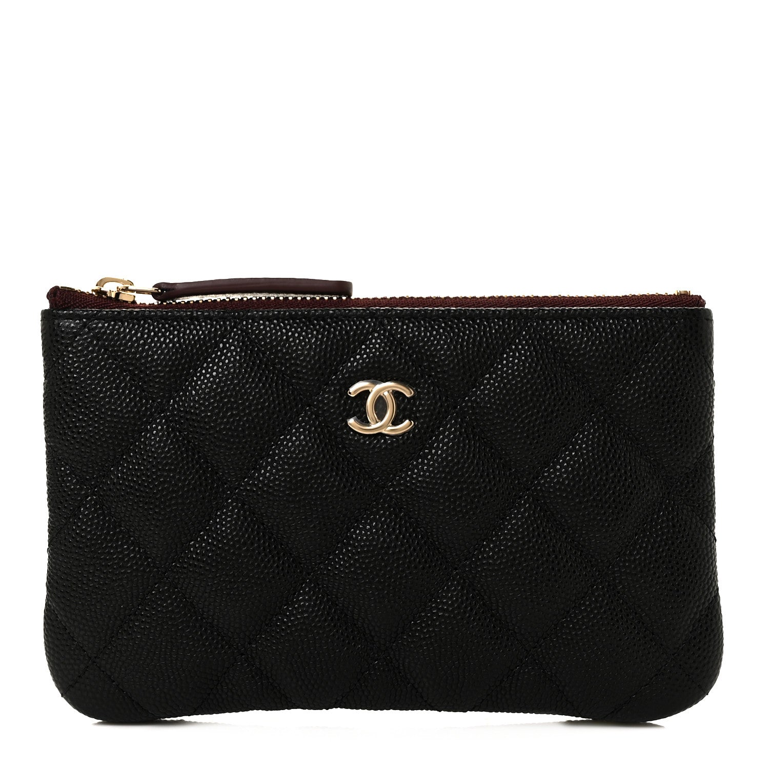 Chanel Caviar Quilted Small Cosmetic Case Black 1 of 10