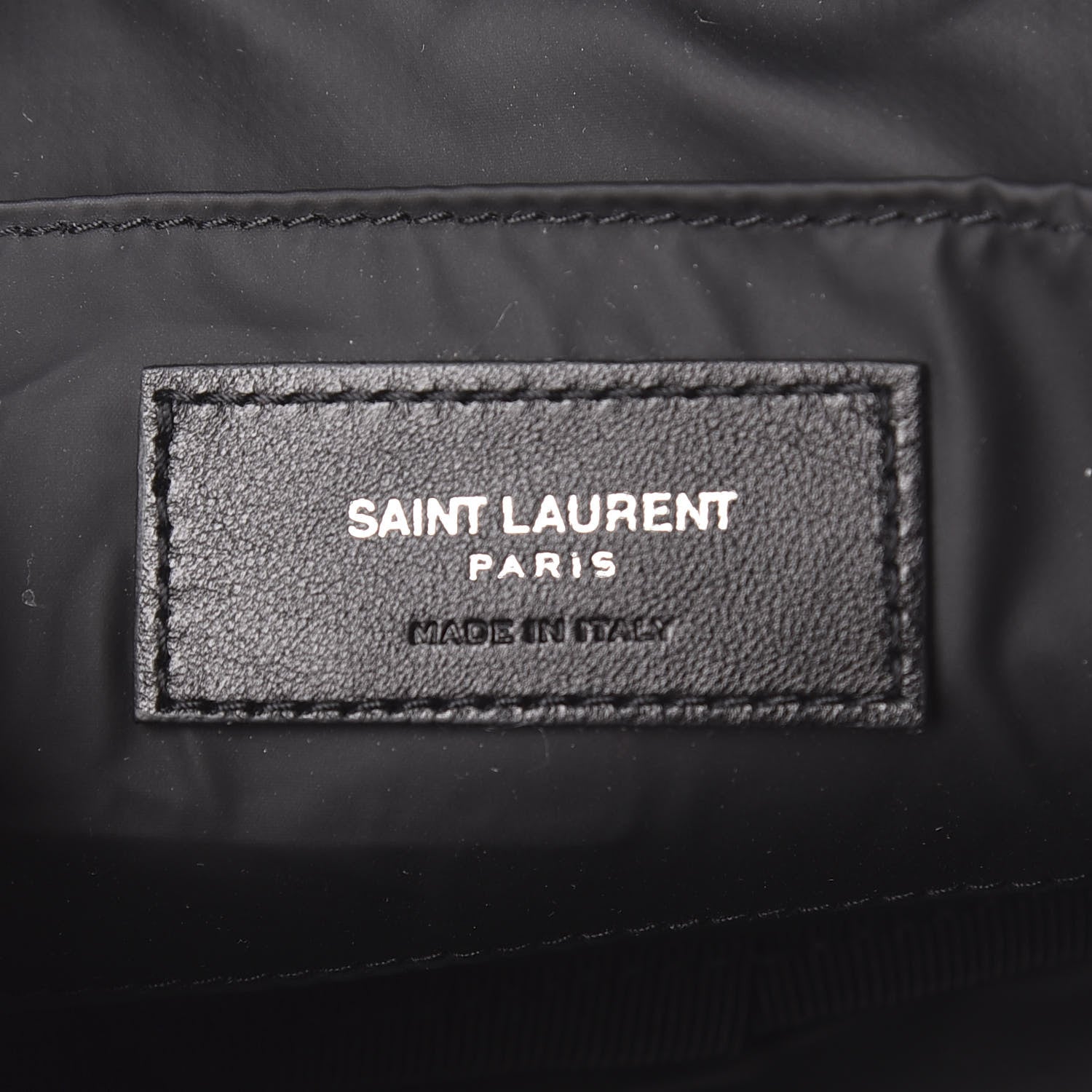 Saint Laurent Lambskin Y Quilted Monogram Loulou Cosmetic Case Black 8 of 10